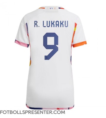 Belgien Romelu Lukaku #9 Borta Matchtröja Dam VM 2022 Kortärmad